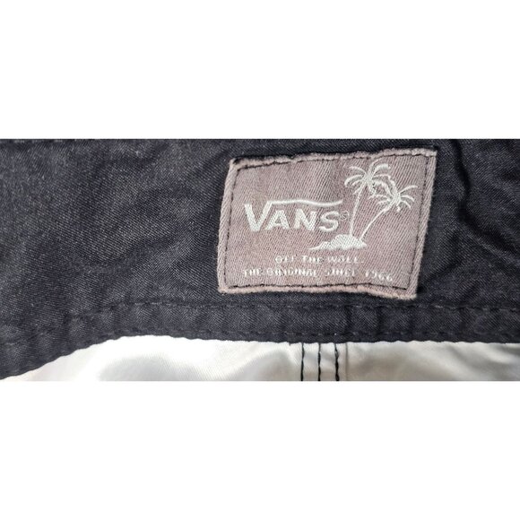 Vans Men’s Logo Print Board Shorts Size 28 Red Black - Picture 12 of 14